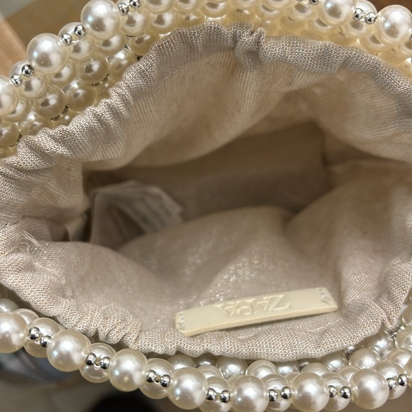 Zara mini  Pearl Bucket bag - Picture 3 of 4